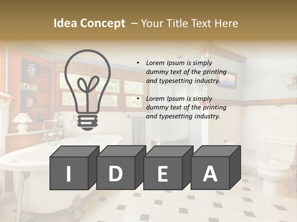 Beautiful Bunch Arrangement PowerPoint Template