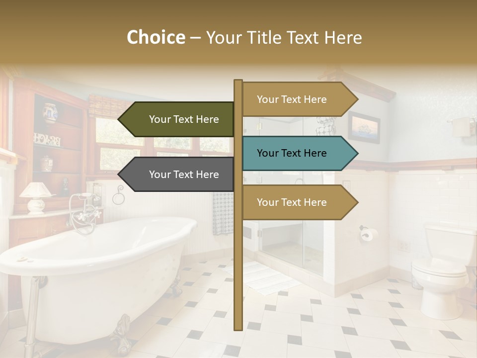 Beautiful Bunch Arrangement PowerPoint Template