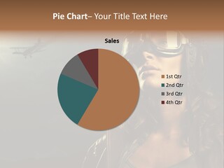 Old Style Fashion Model Pilot PowerPoint Template