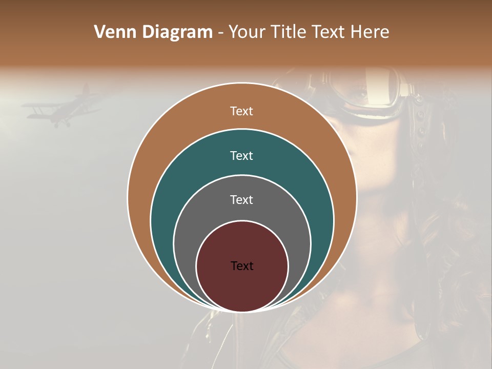 Old Style Fashion Model Pilot PowerPoint Template