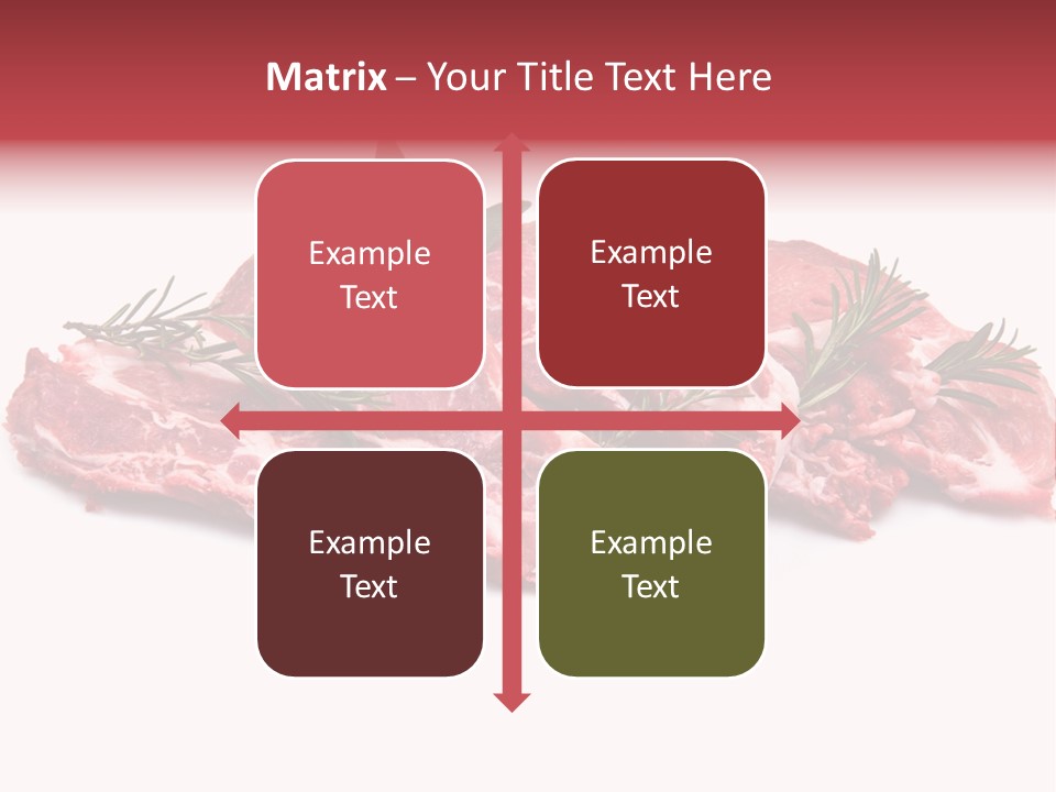 Cruda Salvia Macellaio PowerPoint Template