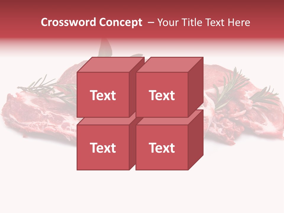 Cruda Salvia Macellaio PowerPoint Template