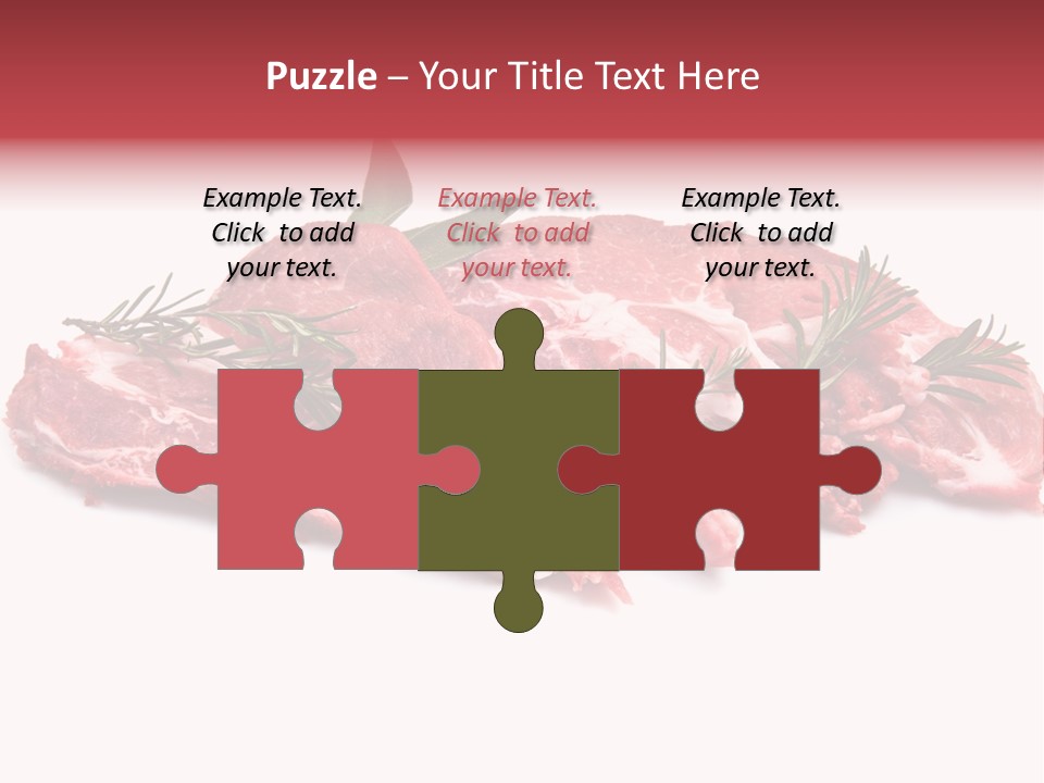 Cruda Salvia Macellaio PowerPoint Template