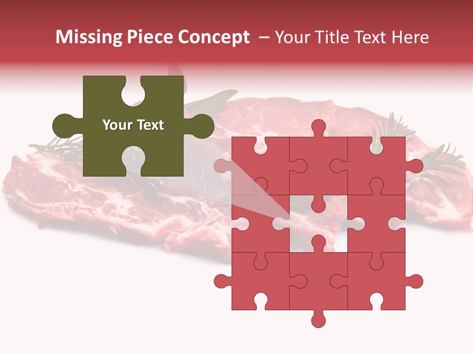 Cruda Salvia Macellaio PowerPoint Template