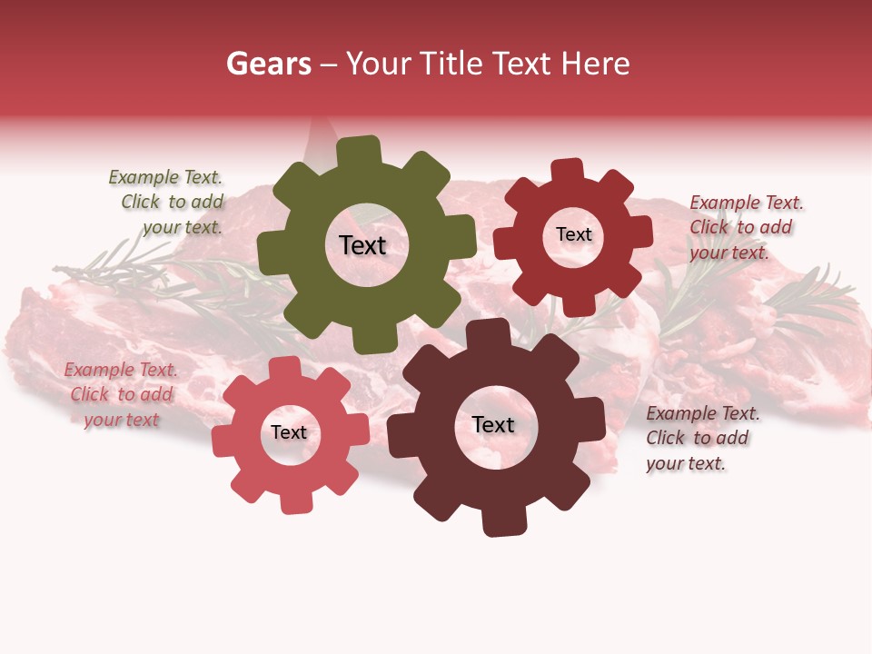 Cruda Salvia Macellaio PowerPoint Template