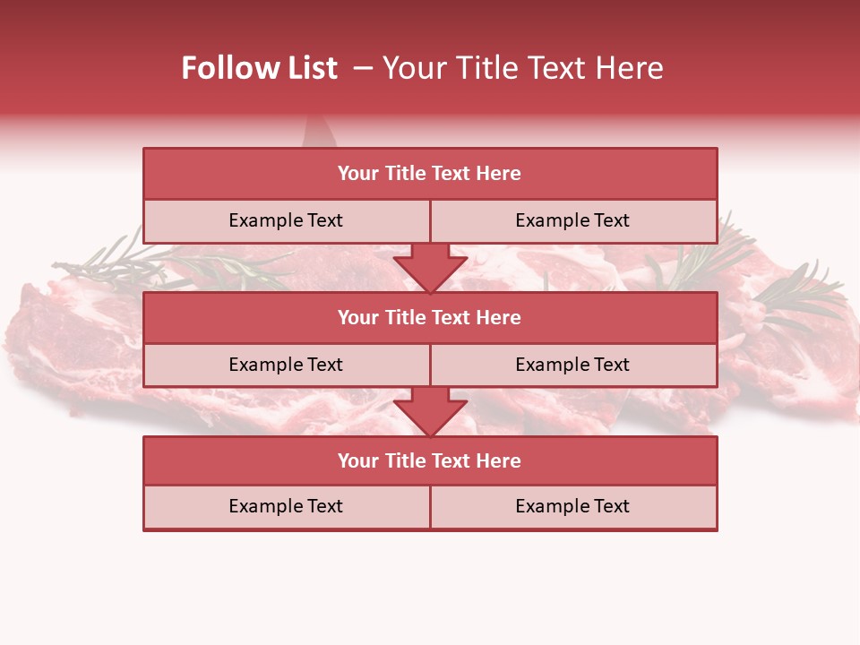 Cruda Salvia Macellaio PowerPoint Template