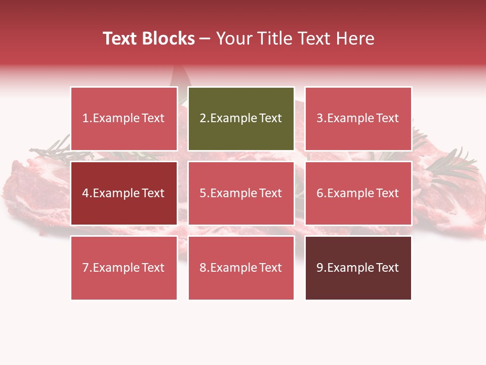 Cruda Salvia Macellaio PowerPoint Template