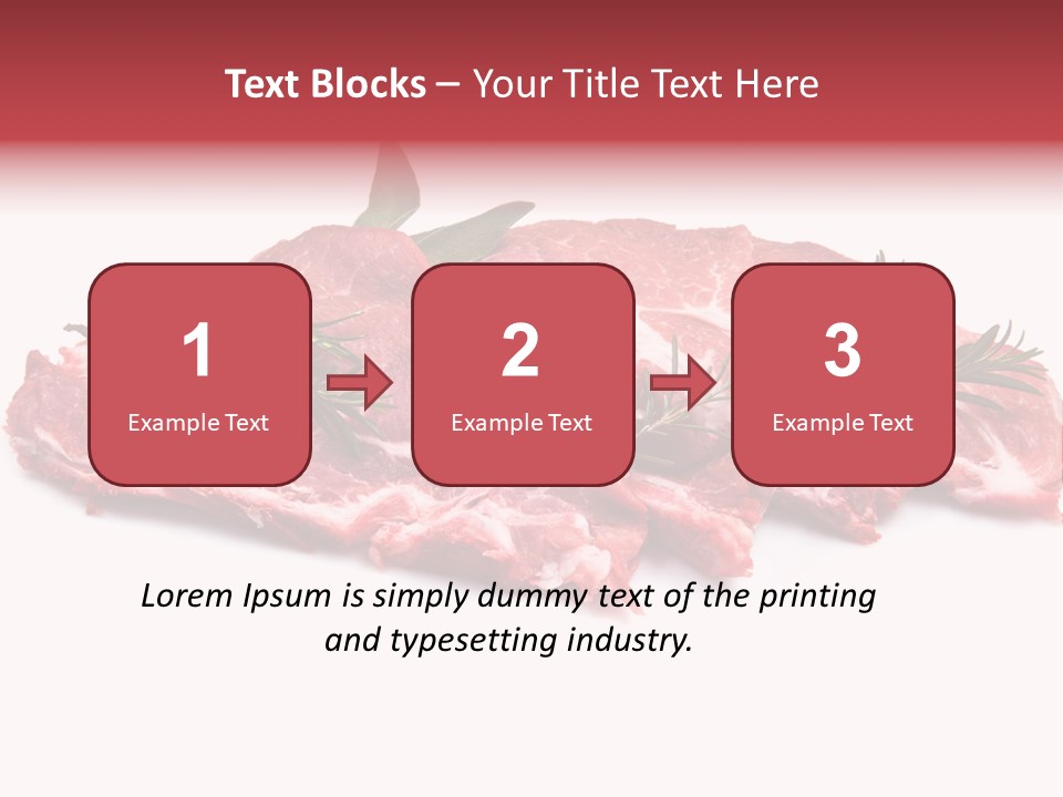 Cruda Salvia Macellaio PowerPoint Template