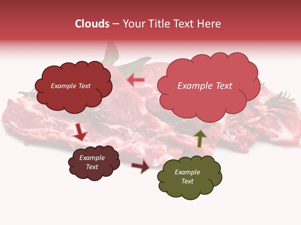 Cruda Salvia Macellaio PowerPoint Template