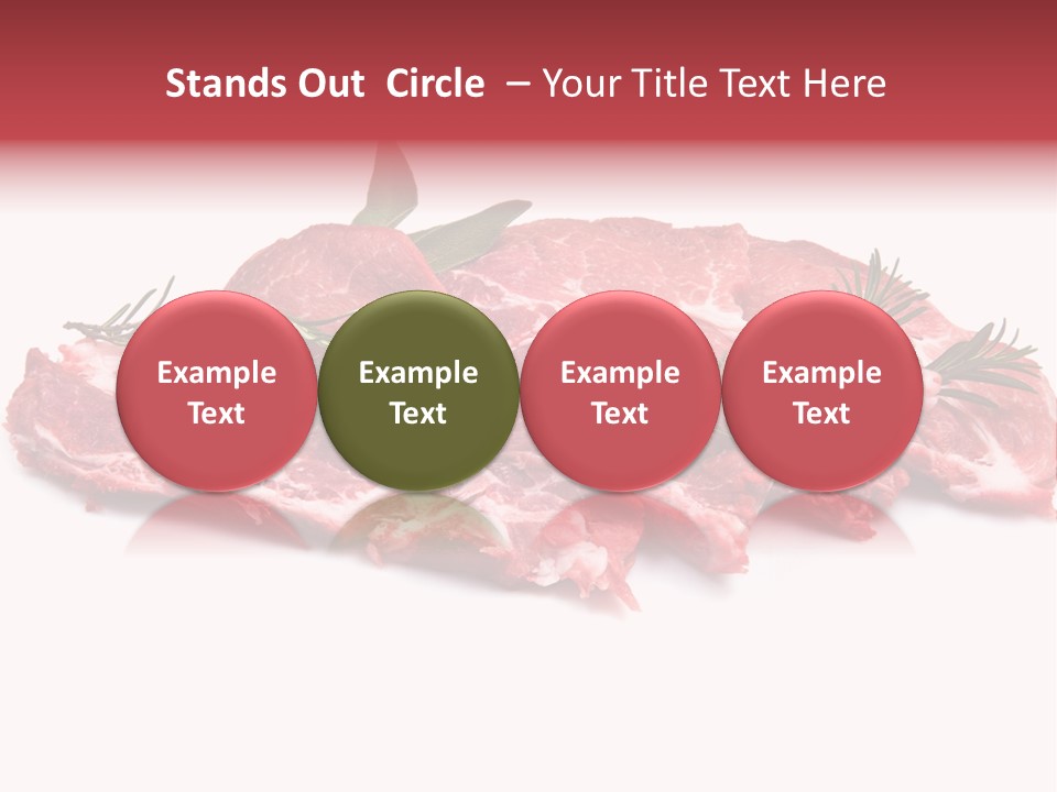 Cruda Salvia Macellaio PowerPoint Template