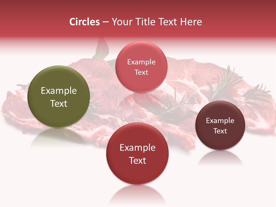 Cruda Salvia Macellaio PowerPoint Template