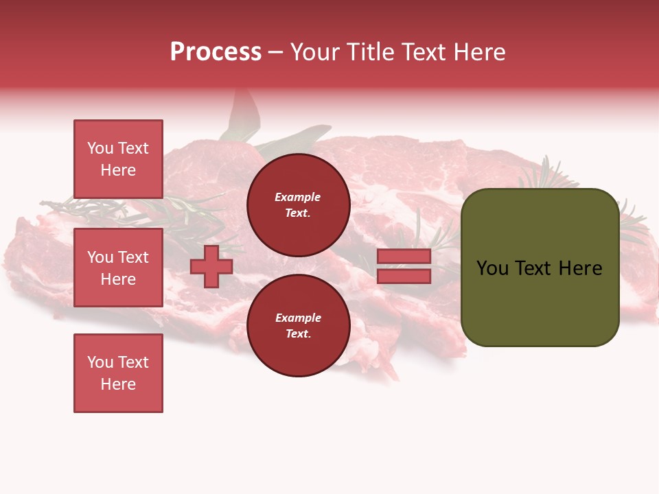 Cruda Salvia Macellaio PowerPoint Template