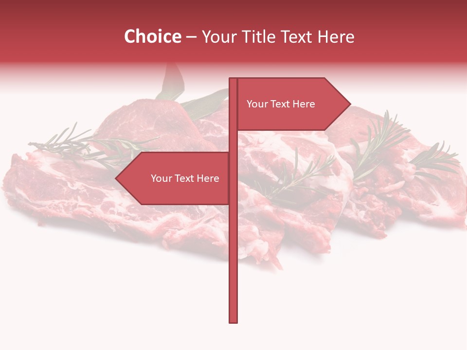 Cruda Salvia Macellaio PowerPoint Template