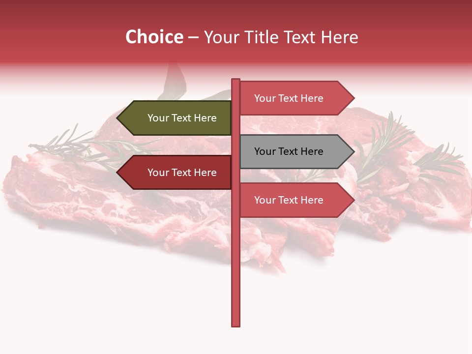 Cruda Salvia Macellaio PowerPoint Template