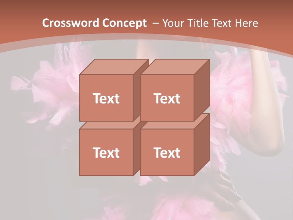 Party Lights Glamour Striptease PowerPoint Template