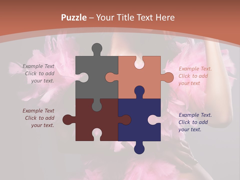 Party Lights Glamour Striptease PowerPoint Template