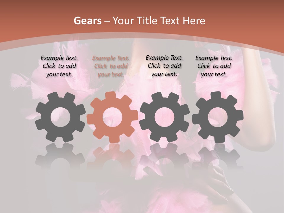 Party Lights Glamour Striptease PowerPoint Template