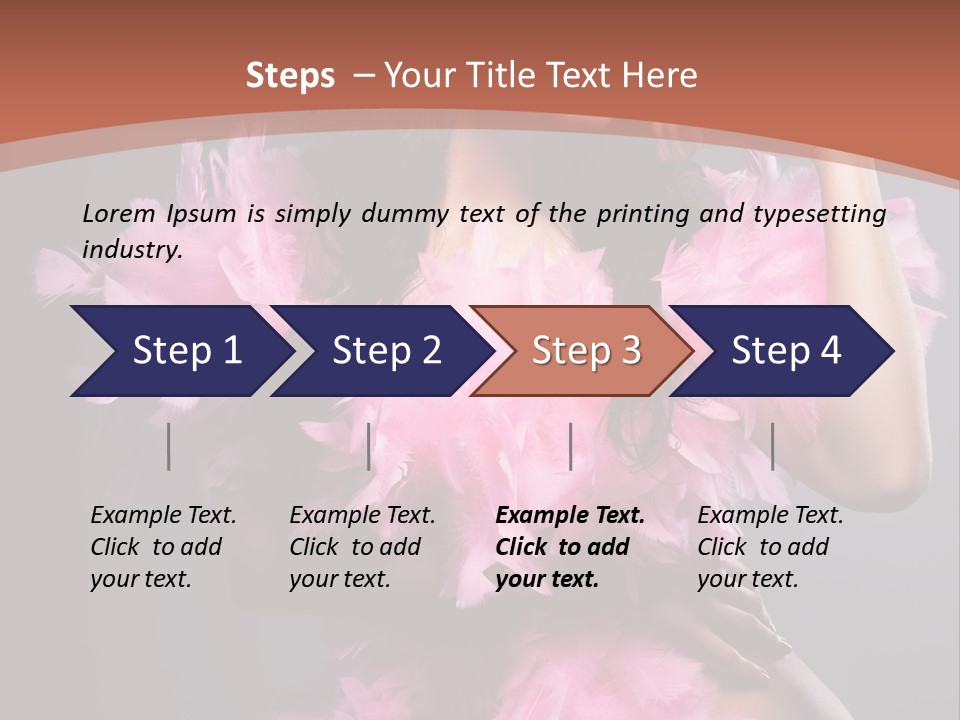 Party Lights Glamour Striptease PowerPoint Template