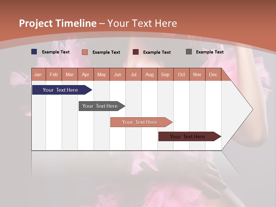 Party Lights Glamour Striptease PowerPoint Template