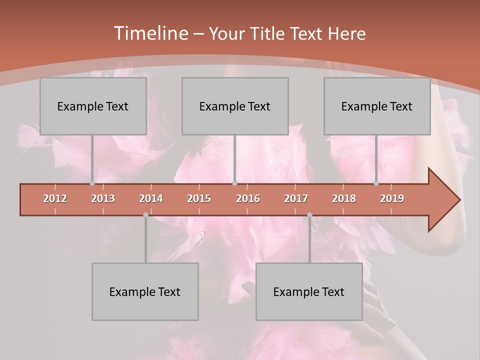 Party Lights Glamour Striptease PowerPoint Template