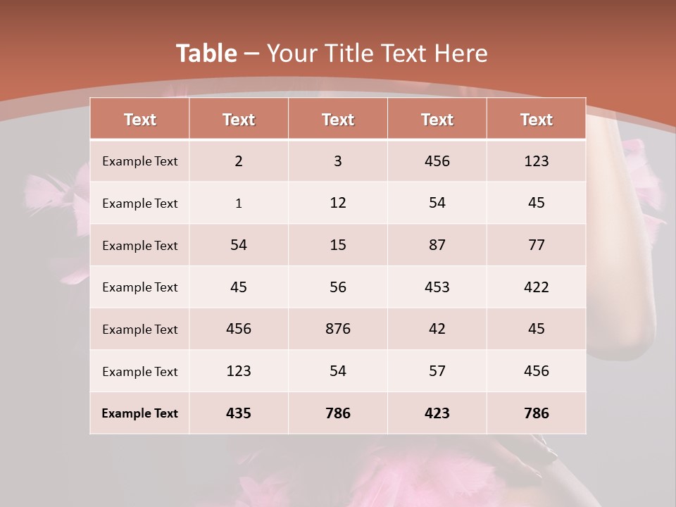 Party Lights Glamour Striptease PowerPoint Template