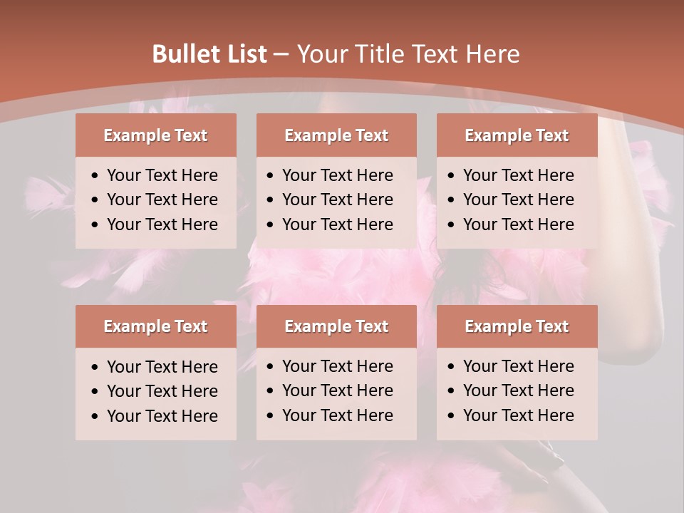 Party Lights Glamour Striptease PowerPoint Template