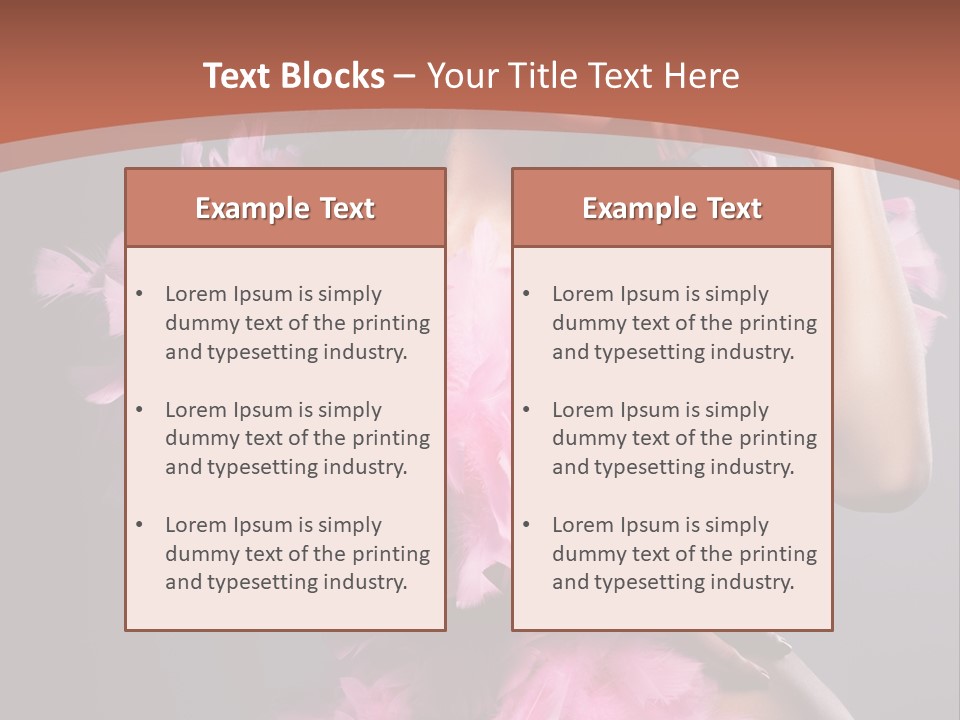 Party Lights Glamour Striptease PowerPoint Template