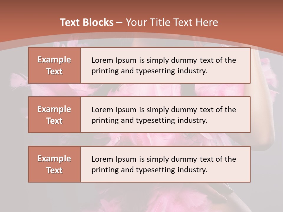 Party Lights Glamour Striptease PowerPoint Template