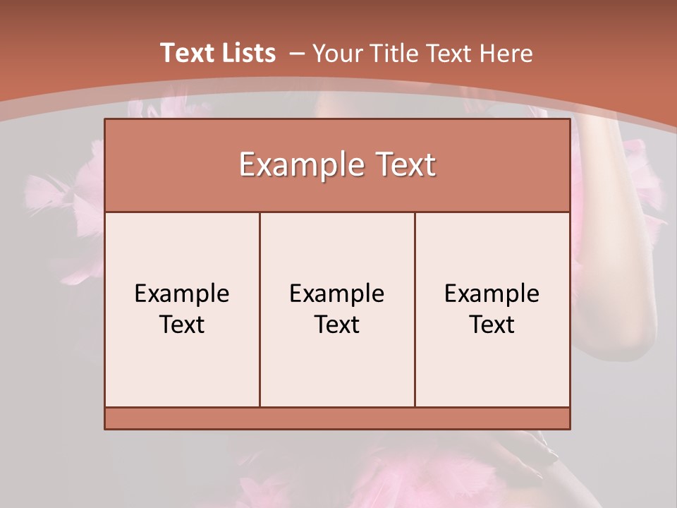 Party Lights Glamour Striptease PowerPoint Template