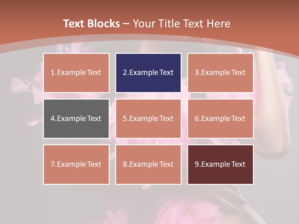 Party Lights Glamour Striptease PowerPoint Template