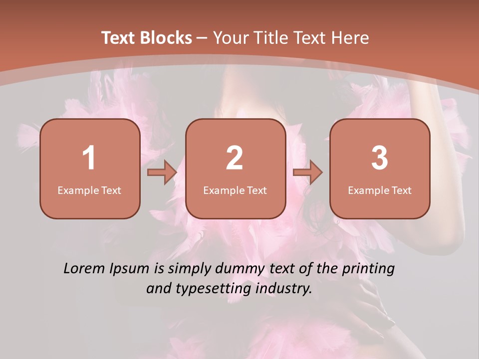 Party Lights Glamour Striptease PowerPoint Template