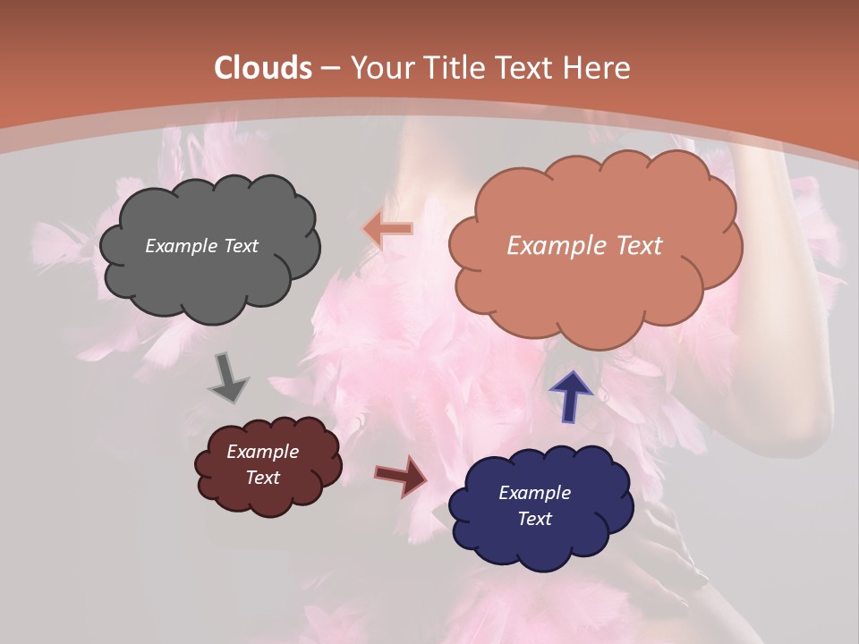 Party Lights Glamour Striptease PowerPoint Template