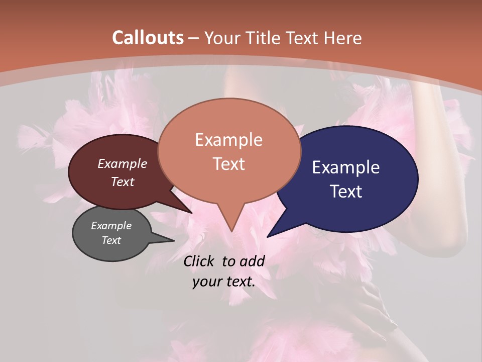 Party Lights Glamour Striptease PowerPoint Template