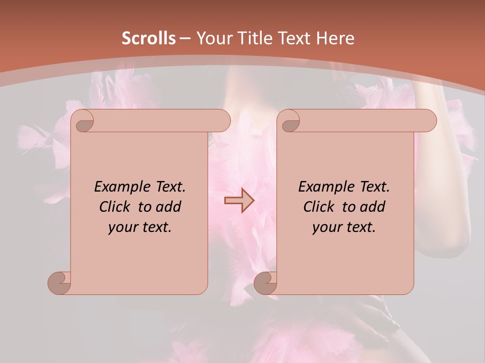 Party Lights Glamour Striptease PowerPoint Template