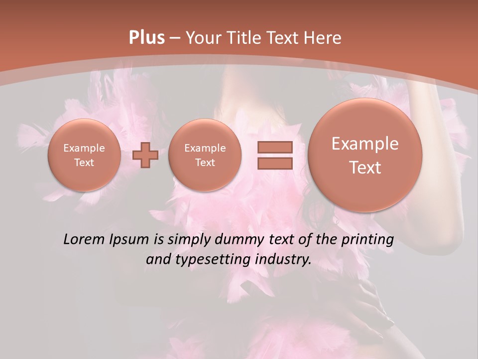 Party Lights Glamour Striptease PowerPoint Template