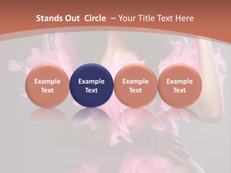 Party Lights Glamour Striptease PowerPoint Template