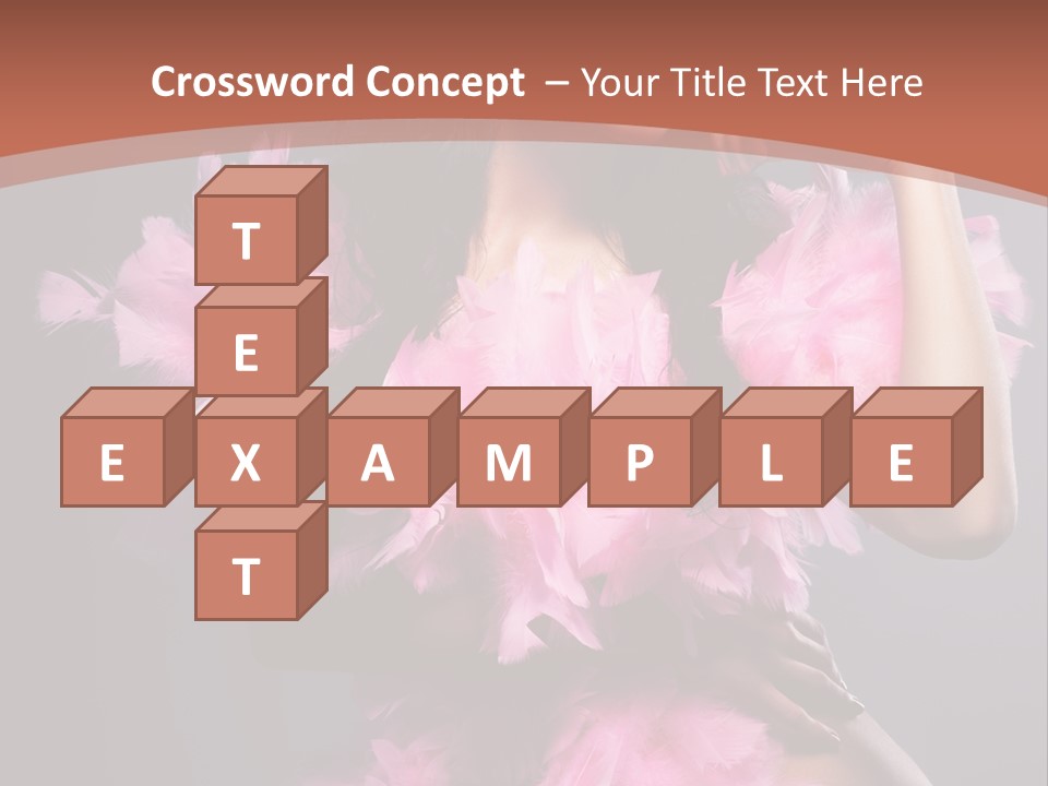 Party Lights Glamour Striptease PowerPoint Template