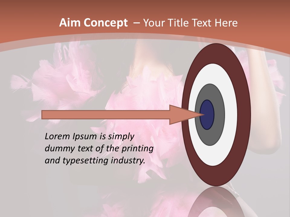 Party Lights Glamour Striptease PowerPoint Template