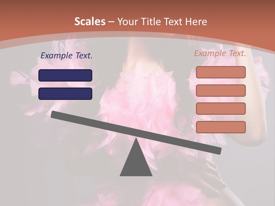 Party Lights Glamour Striptease PowerPoint Template