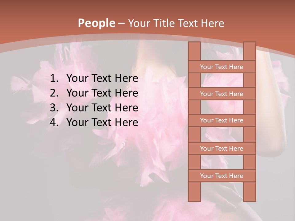 Party Lights Glamour Striptease PowerPoint Template