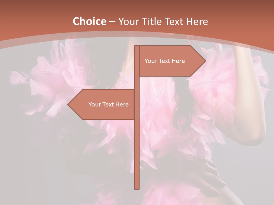 Party Lights Glamour Striptease PowerPoint Template