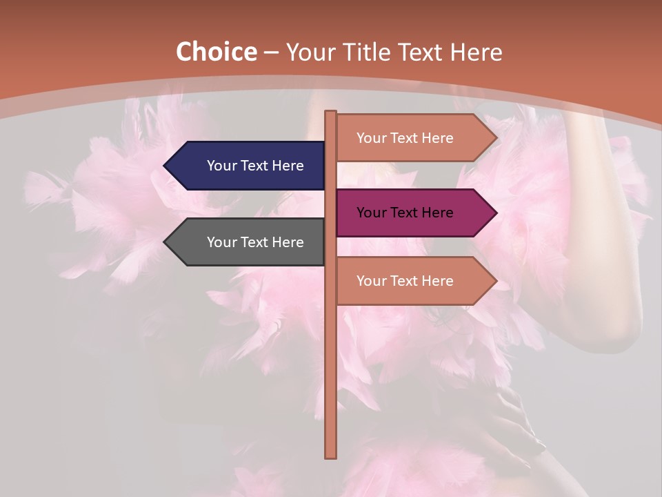 Party Lights Glamour Striptease PowerPoint Template