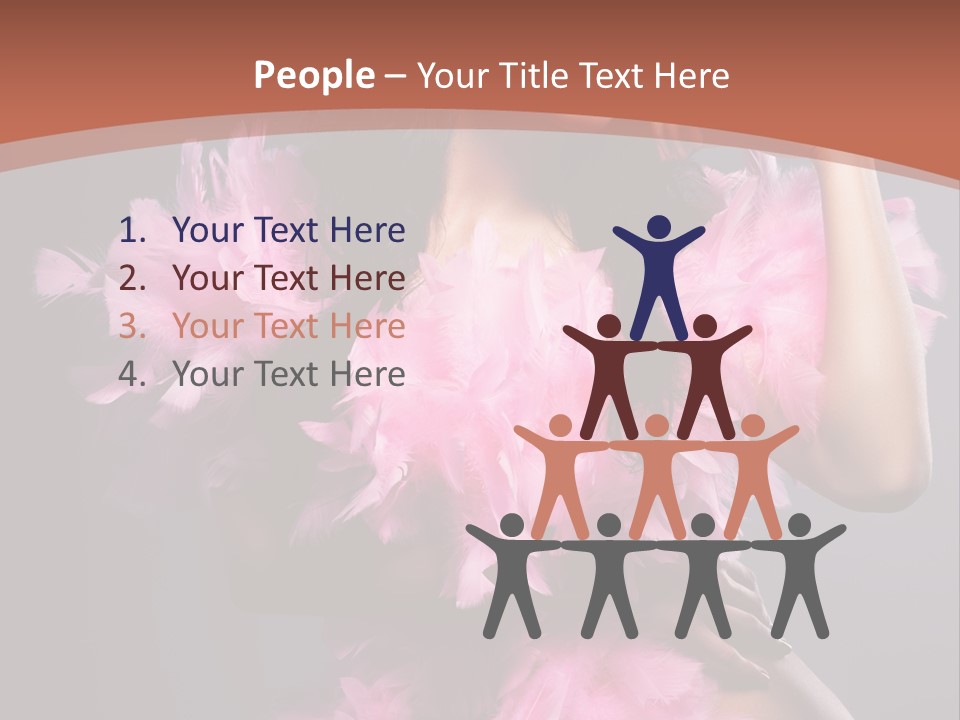 Party Lights Glamour Striptease PowerPoint Template