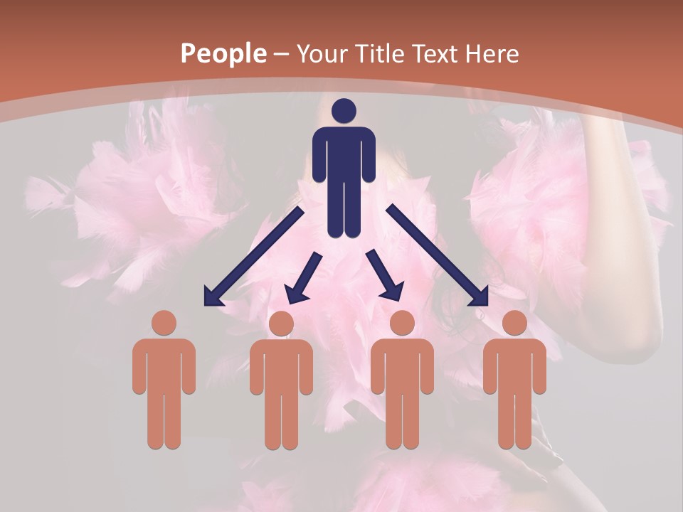 Party Lights Glamour Striptease PowerPoint Template