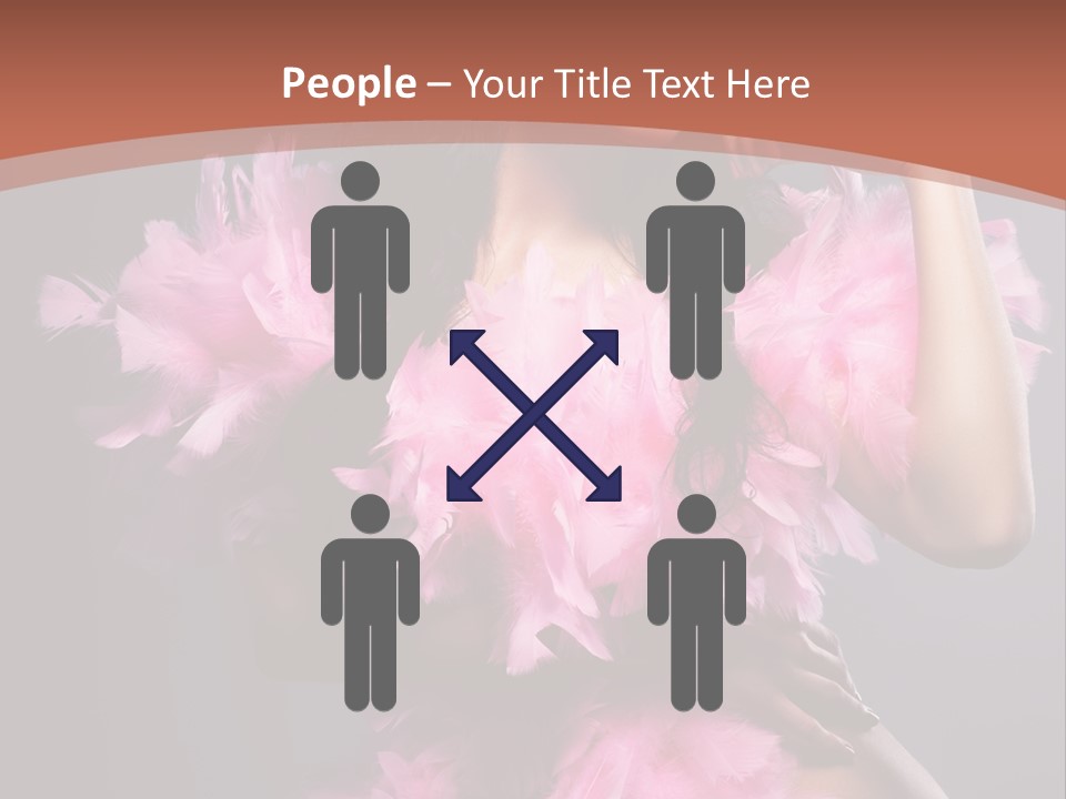 Party Lights Glamour Striptease PowerPoint Template