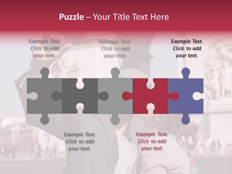 Amoureux Ballade Homme PowerPoint Template