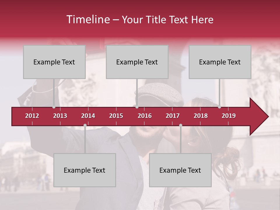 Amoureux Ballade Homme PowerPoint Template