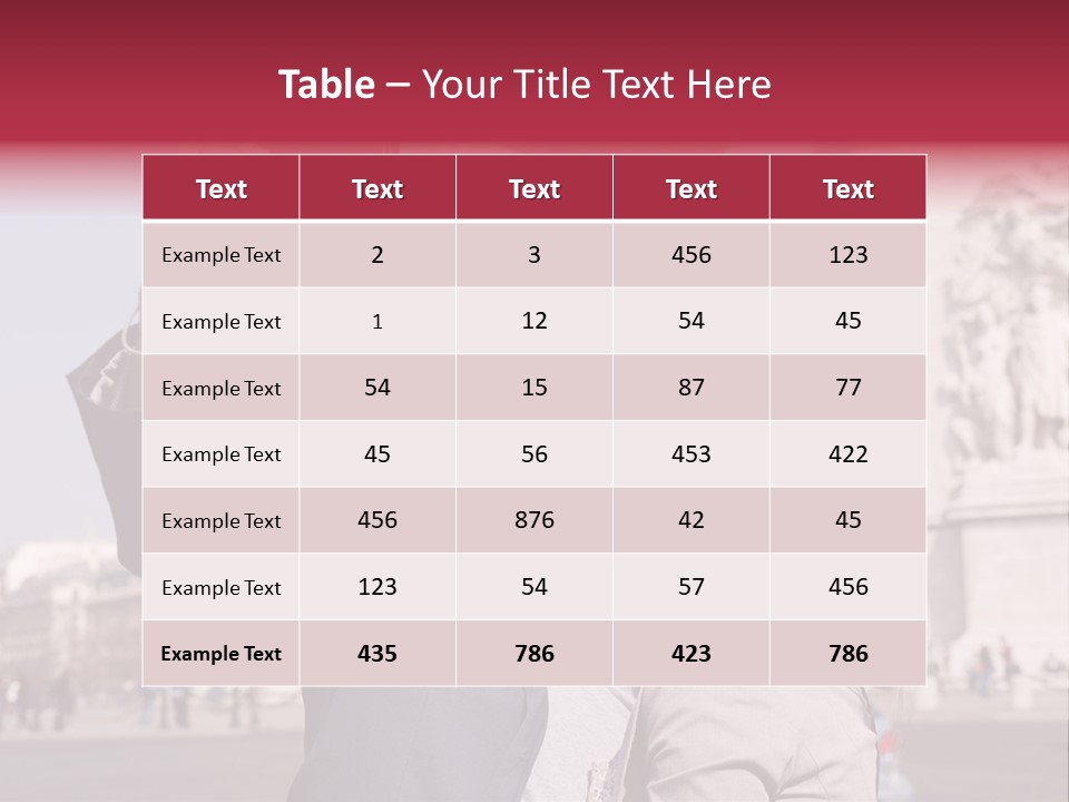 Amoureux Ballade Homme PowerPoint Template