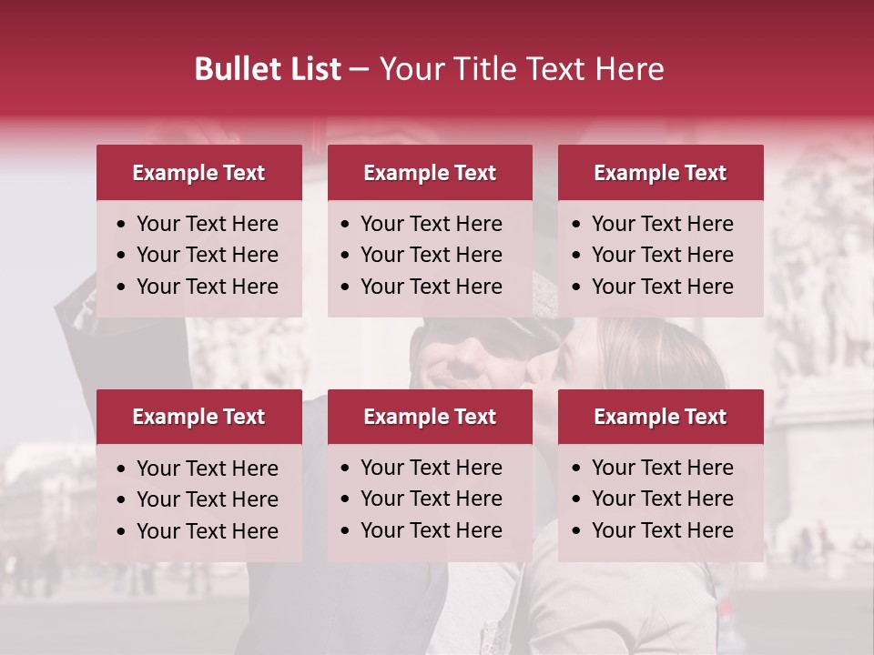 Amoureux Ballade Homme PowerPoint Template