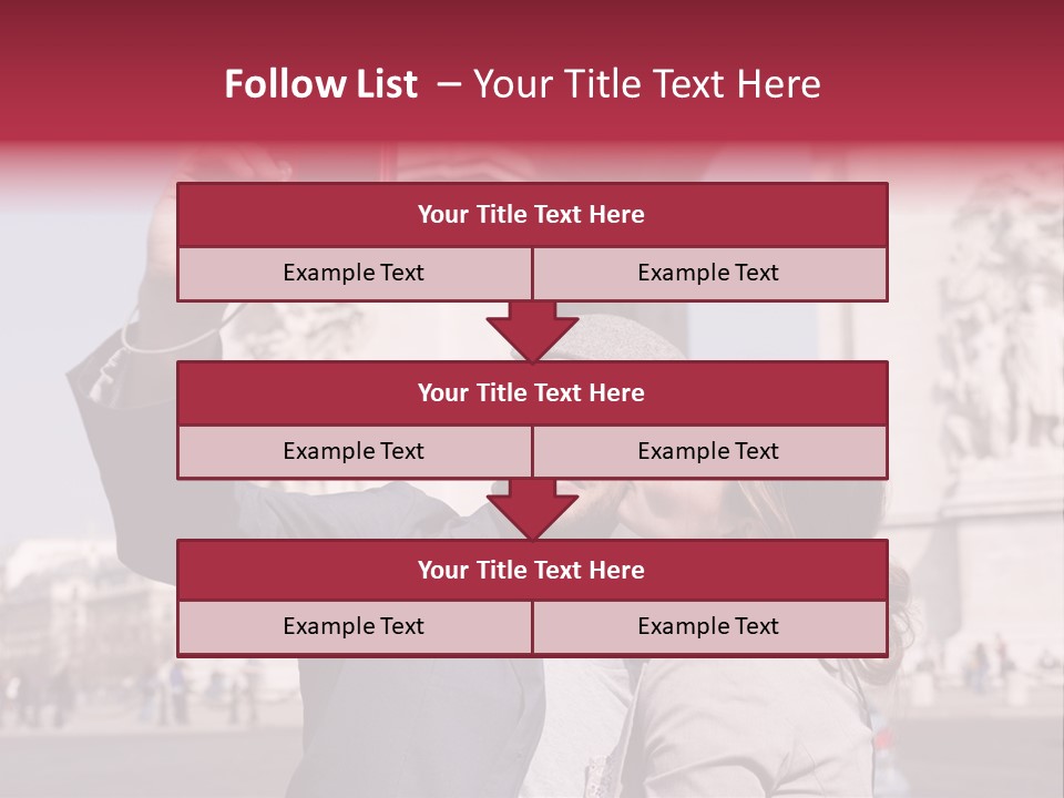 Amoureux Ballade Homme PowerPoint Template